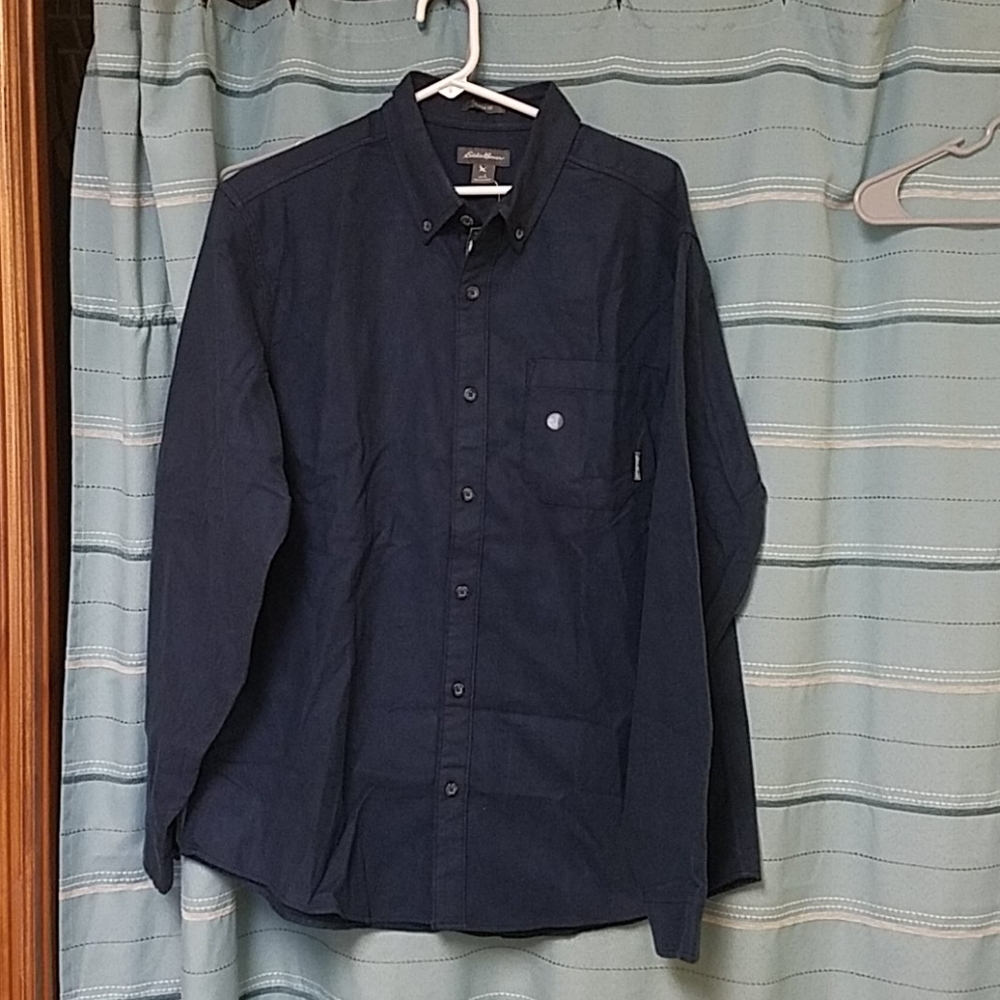 NWT Eddie Bauer mens button up shirt large